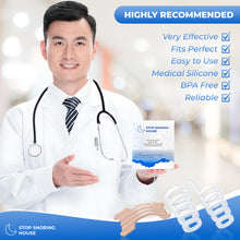 Load image into Gallery viewer, Silicone Net Type Nose Vents and Clear Nasal Strips Kit- Comfortable to Relieve Snore, Stop Snoring for Men and Women