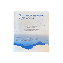 Load image into Gallery viewer, Silicone Net Type Nose Vents and Clear Nasal Strips Kit- Comfortable to Relieve Snore, Stop Snoring for Men and Women