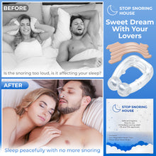 Load image into Gallery viewer, Silicone Magnetic Nose Clip and Clear Nasal Strips Kit- Comfortable to Relieve Snore, Stop Snoring for Men and Women
